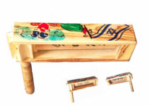 Jewish Purim Hand Made Wooden Gragger Grogger  Ra’ashan  Noise Maker