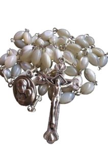 Mother of Pearl Rosary - Rosario de Madreperola - Made in Jerusalem